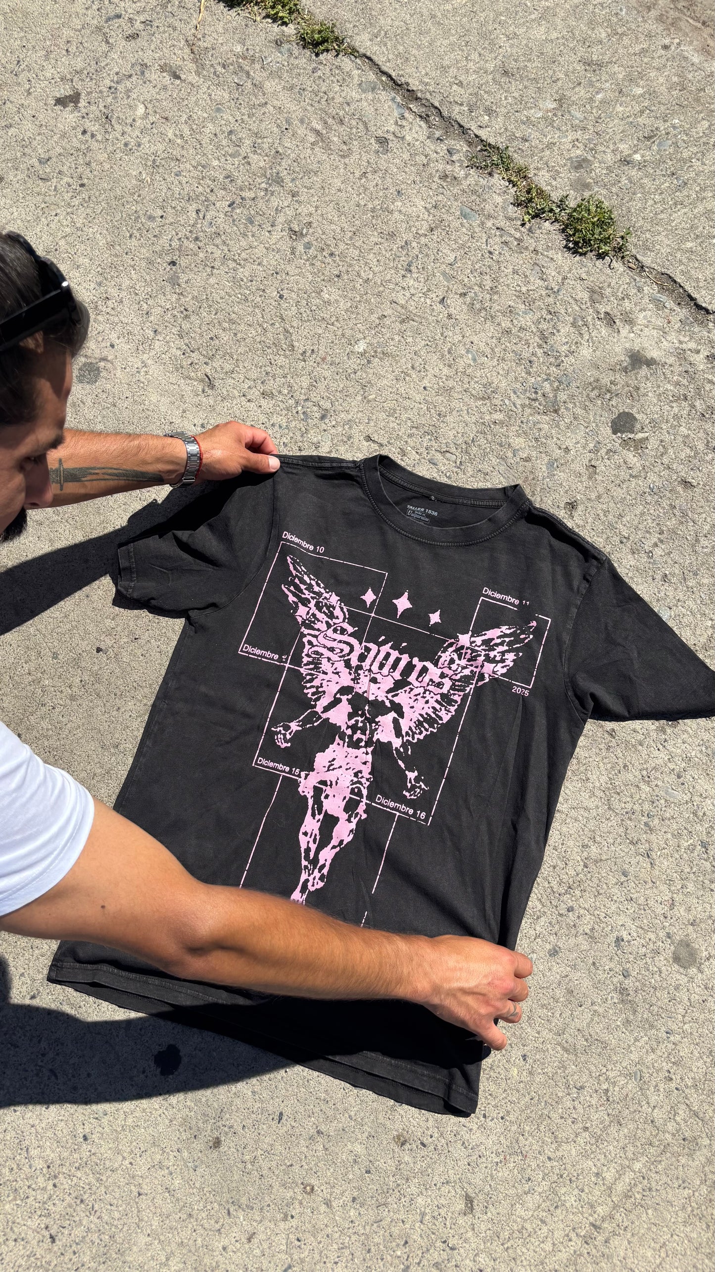 Polera Regular Fit Ángel Rosado frontal, KIDD VOODOO